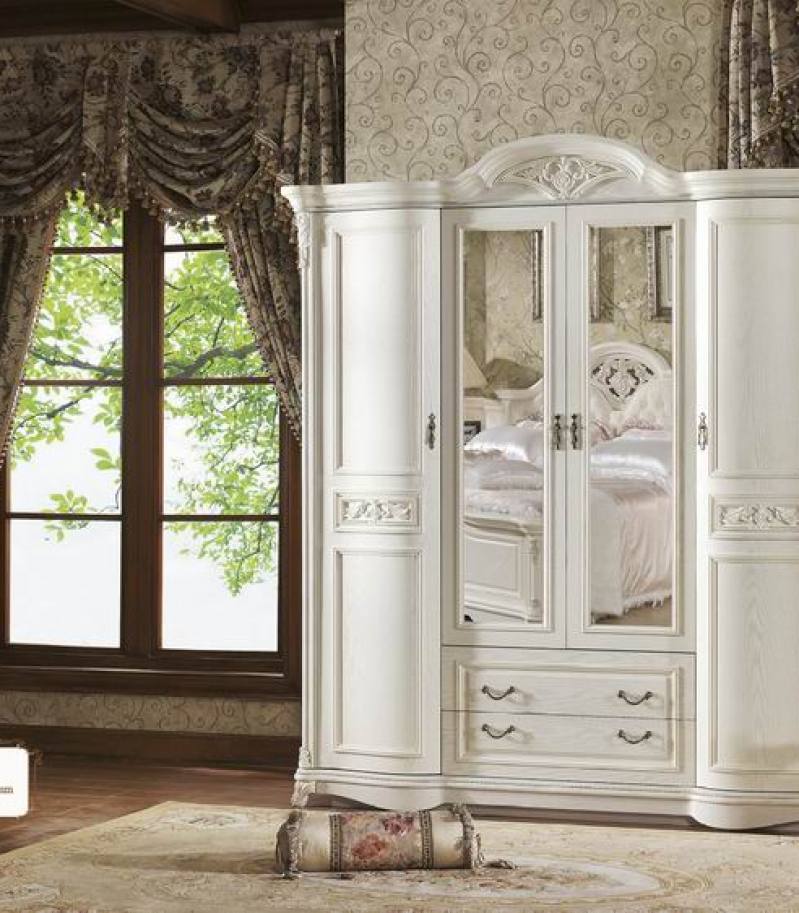 Dulap Barcelona 4 usi alb