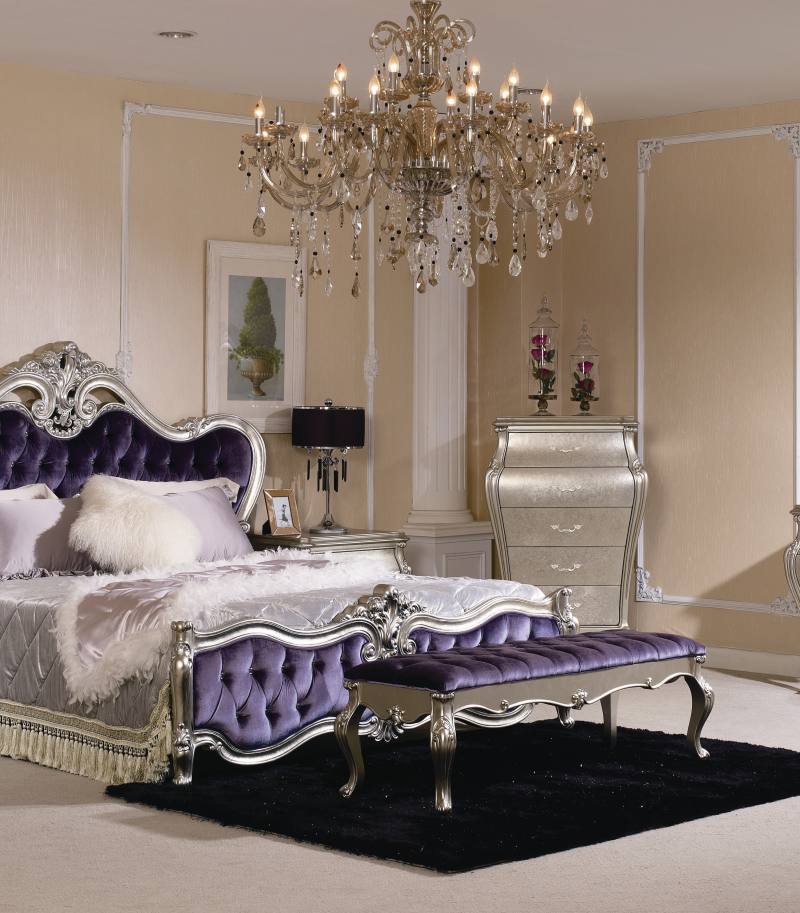 Dormitor fara dulap Princess Silver